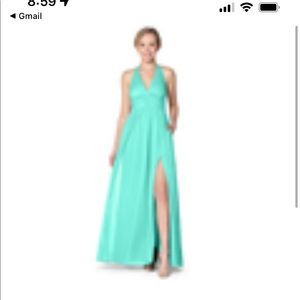 Azazi bridesmaid dress in spa